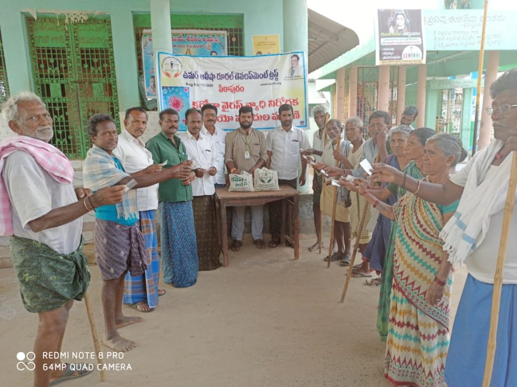 Coronavirus preventive medicine distributed by UARDT at Appalarajupeta Village, Kotananduru mandal, East Godavari District on 23-Feb-2020