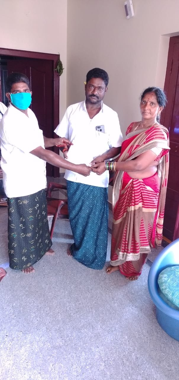 Coronavirus preventive medicine distributed by UARDT at Duvva village, Tanuku Mandal on 25-March-2020 and 26-March-2020
