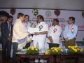 Dr Umar Alisha, Umar Alisha Rural Development Trust, receiving Biodiversity Conserver Award from Shri Sidda Raghava Rao, Hon'ble Minister of Environment, Forests, Science & Technology, Government of Andhra Pradesh